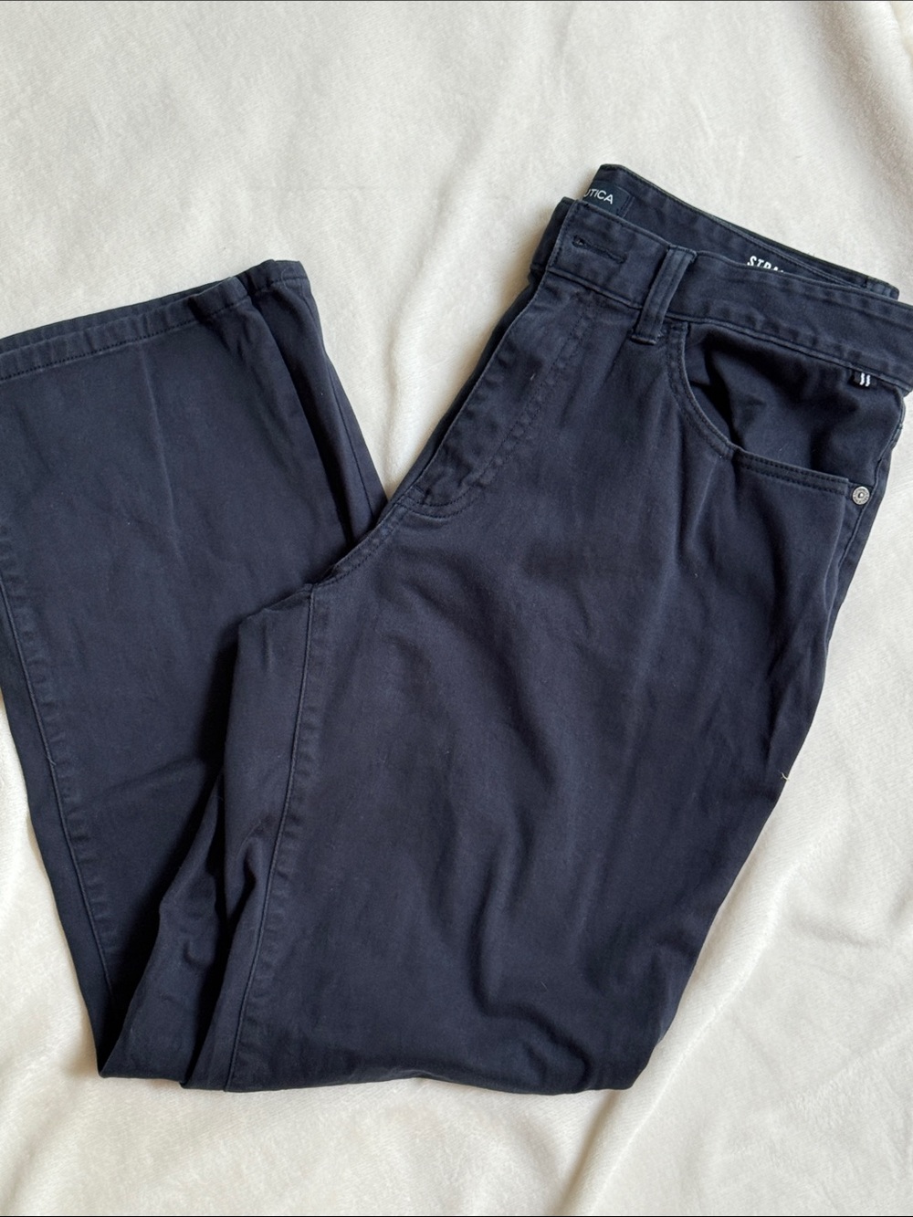 Nautica Men's Dark Navy Slim Straight Jeans